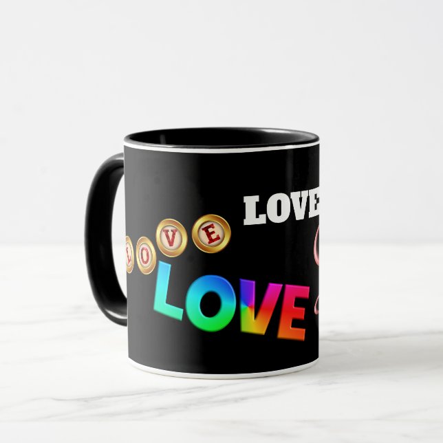 The LOVE Tasse (Vorderseite Links)