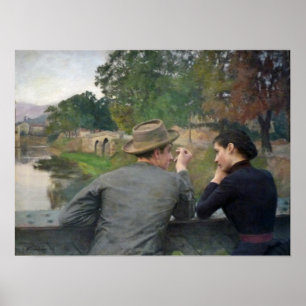 The Lovers, 1888 Poster