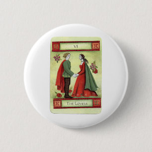 "The Lovers"-Tarot Button