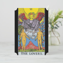 The Lovers Tarot Card Tarots Lesen Einladung