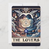 THE LOVERS Tarot Celestial Man & Woman Verlobung