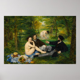 The Luncheon on the Grass by Edouard Manet Poster