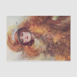 The Lure of the Green Eyes von William Barribal Seidenpapier