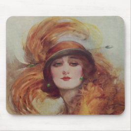 The Lure Of The Green Eyes - W.H. Barribal Mousepad