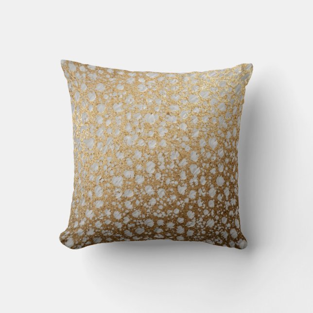 The Luxury of Gold Pattern, Modern, Trendy,Elegant Kissen (Vorderseite)