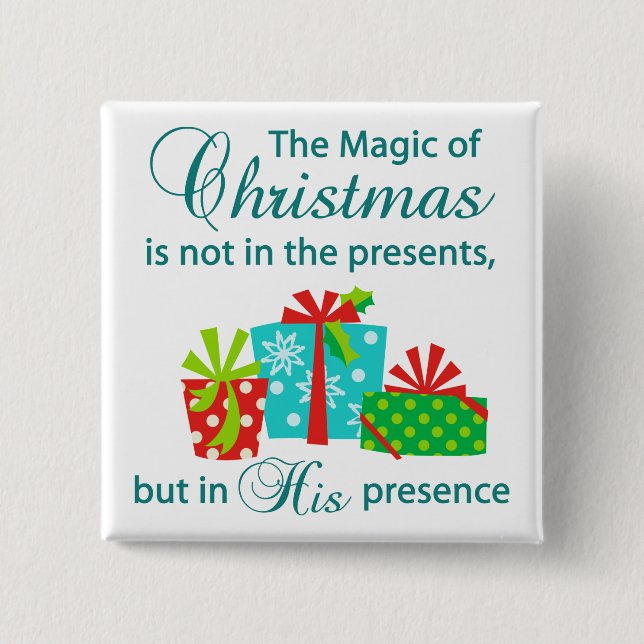 The Magic of Christmas Button (Vorderseite)