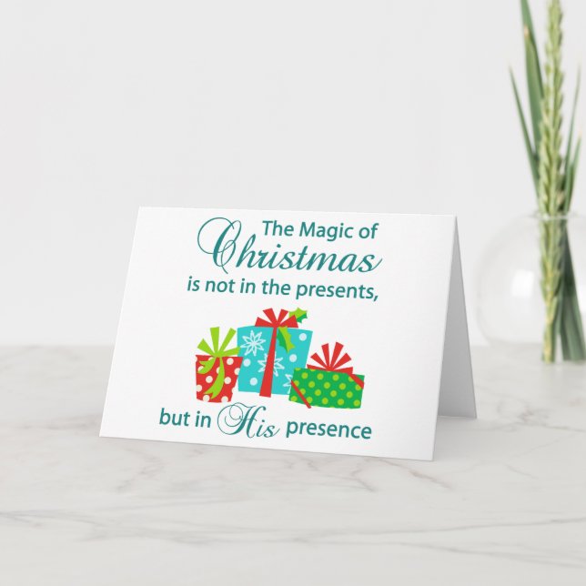The Magic of Christmas Karte (Vorderseite)