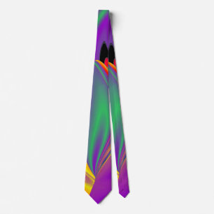 The Magic of Colors , Abstract 3D Rainbowart Krawatte