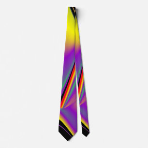 The Magic of Colors , Abstract 3D Rainbowart Krawatte
