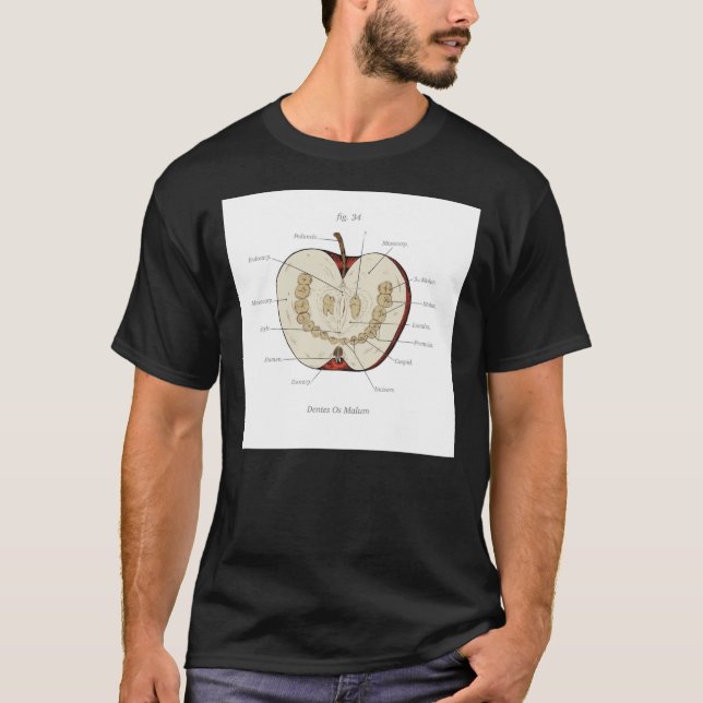 The Magnus Archives - Anatomy Class - Zähne Apple  T-Shirt (Vorderseite)
