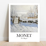 The Magpie by Claude Monet<br><div class="desc">Das Magpie von Claude Monet ist ein schönes Plakat, das jedem Zimmer eine Touch Eleganz verleiht. Auf dem Poster steht ein Magie, der auf einem Zaun im Schnee steht. Der Vogel ist umgeben von Bäumen und einer schönen Winterlandschaft. Das Poster ist auf hochwertigem Papier gedruckt und in verschiedenen Größen erhältlich....</div>