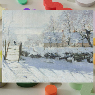 The Magpie by Claude Monet Puzzle