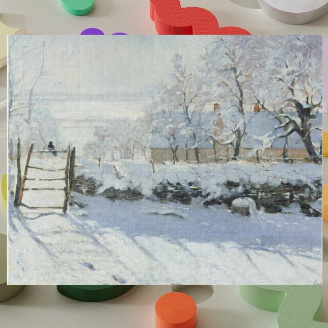 The Magpie by Claude Monet Puzzle (Von Creator hochgeladen)