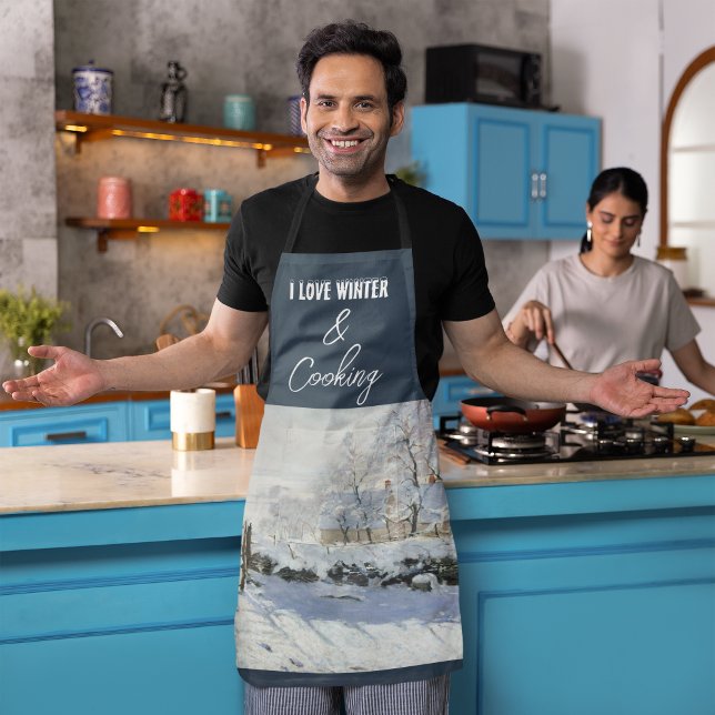 The Magpie by Claude Monet Schürze (Von Creator hochgeladen)