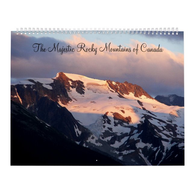 The Majestic Rocky Mountains of Canada Calendar Kalender (Titelbild)