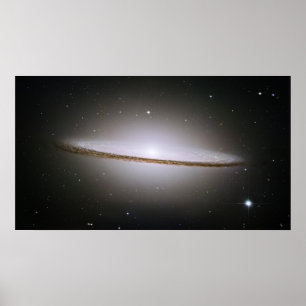 The Majestic Sombrero Galaxy (M104) Poster
