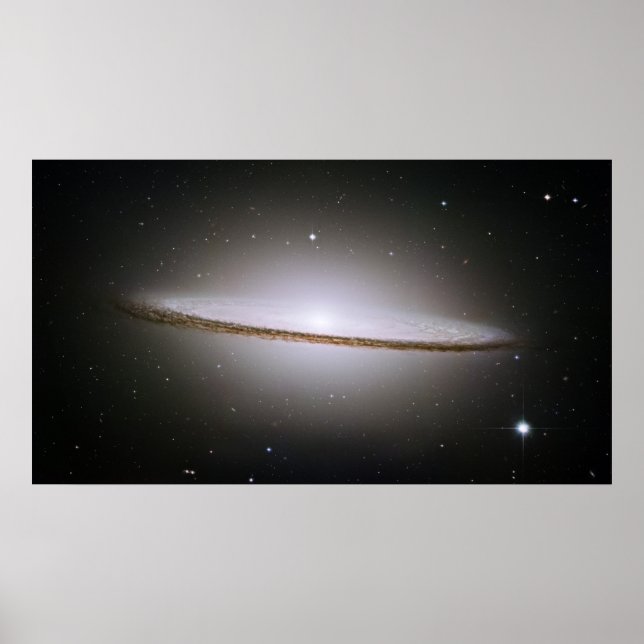 The Majestic Sombrero Galaxy (M104) Poster (Vorne)