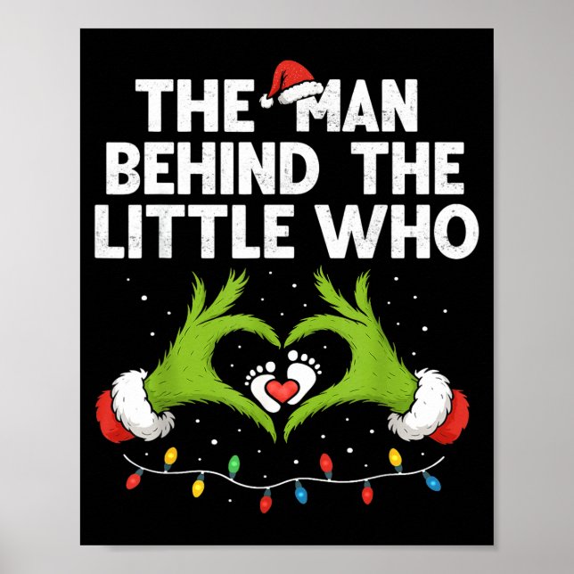 The Man Behind The Little Who Christmas Pregnancy  Poster (Vorne)