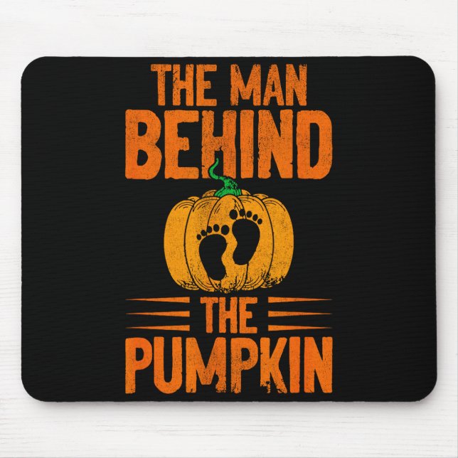 The Man Behind The Pumpkin  Mousepad (Vorne)