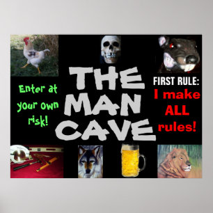 THE MAN CAVE poster