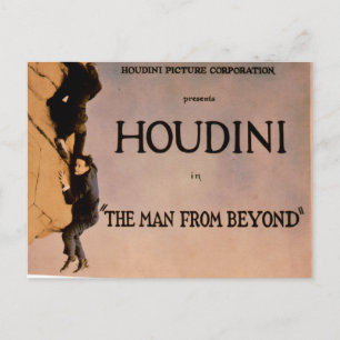 The Man from Beyond (Houdini-Film, 1922) Postkarte
