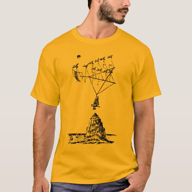 The Man in the Moone - Francis Godwin T-Shirt (Vorderseite)