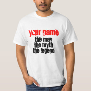 The man myth legend Shirt for men  Personalisierba