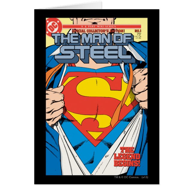 The Man of Steel #1 Collector's Edition (Vorne)