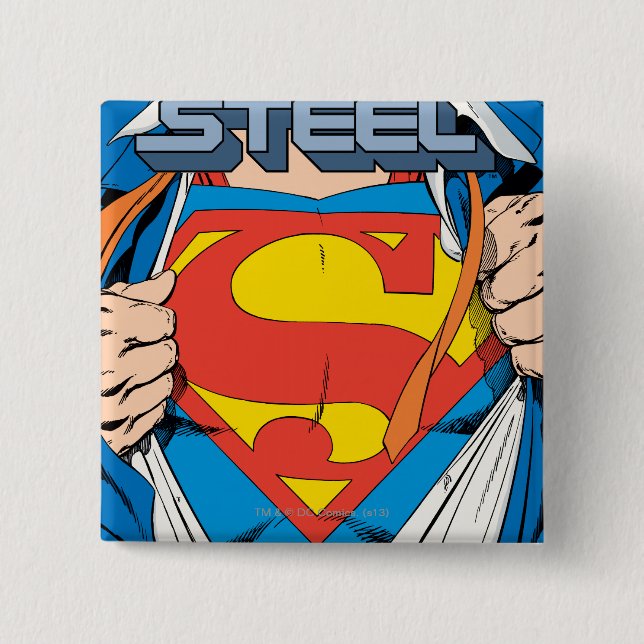 The Man of Steel #1 Collector's Edition Button (Vorderseite)