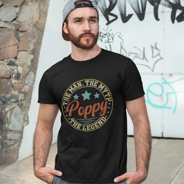 The man the myth the father's day of the legend T-Shirt (Von Creator hochgeladen)