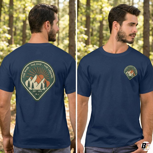 The Man The Myth The Legend Personalized H.J. Est  T-Shirt (Von Creator hochgeladen)