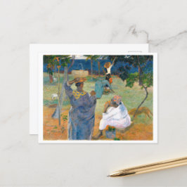 The Mango Trees, Martinique 1887, von Paul Gauguin Postkarte