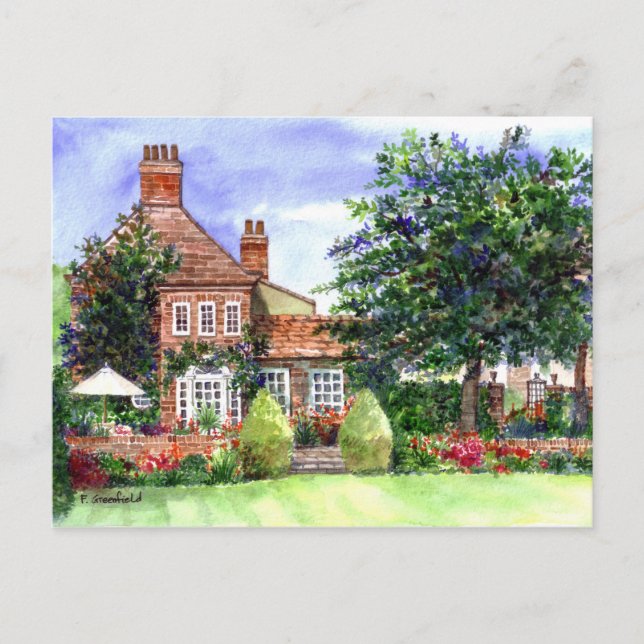 The Manor House, Heslington, York Postkarte (Vorderseite)