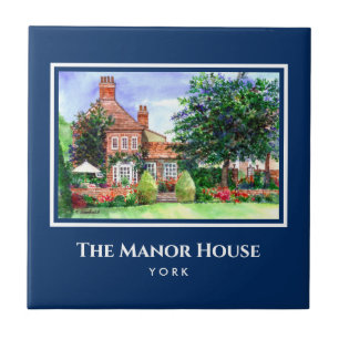 The Manor House York England Country Garden Fliese