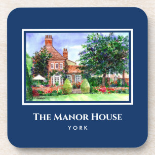 The Manor House York England Country Garden Getränkeuntersetzer