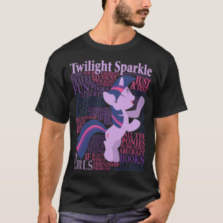 The Many Words ofwilight Sparkle vintage T-Shirt