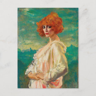 The Marchesa Casati von Augustus Edwin John (1919) Postkarte