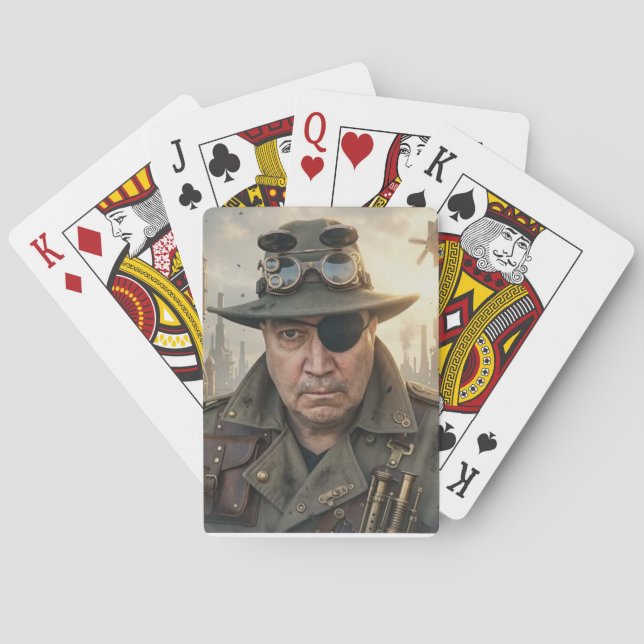 "The Mark" short film steampunk edition Spielkarten (Rückseite)