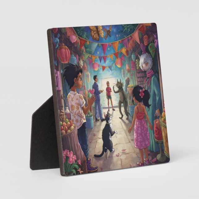 The Market Between Worlds Fotoplatte (Vorderseite)