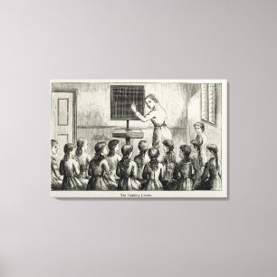 'The Marking Lesson', Illustration from 'A Manual Leinwanddruck