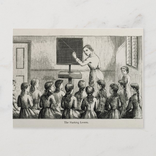 'The Marking Lesson', Illustration from 'A Manual Postkarte (Vorderseite)