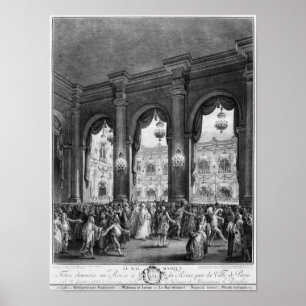 The masked ball, 23rd January 1782 Poster