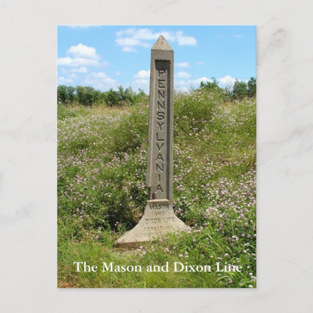 The Mason Dixon Line Postkarte (Vorderseite)