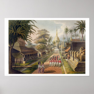 The Master Approach to the Great Dagon Pagoda Poster