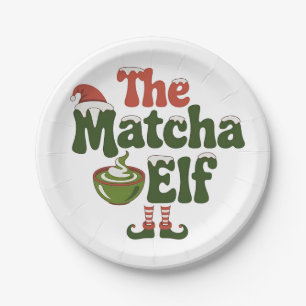 The Matcha Elf Magical Christmas Drink Pappteller