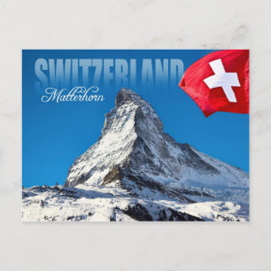 The Matterhorn, Schweiz Postkarte