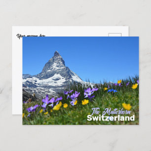 The Matterhorn Switzerland Reisen Souvenir Postkarte