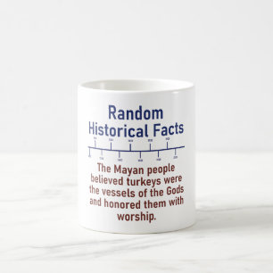 The Mayan People Believed Turkeys - History Fact Kaffeetasse