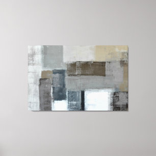 'The Maze' Neutral Abstrakt Art Canvas drucken Leinwanddruck