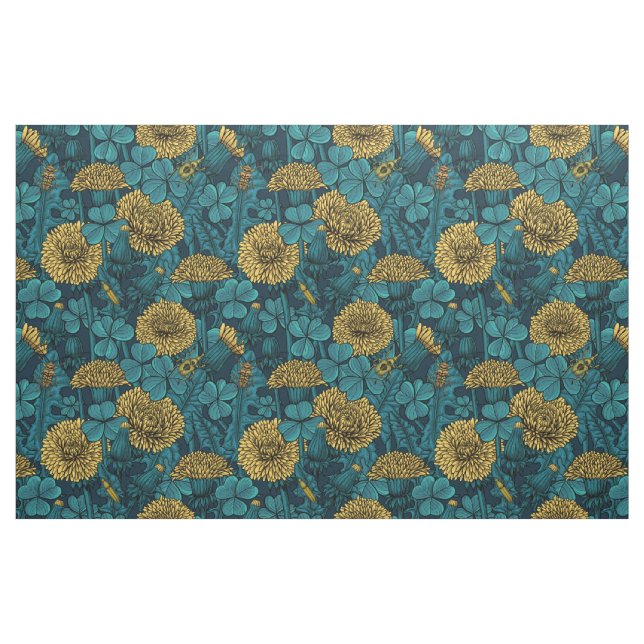 The meadow in yellow and blue stoff (Fat Quarter (45,7 x 55,9 cm))
